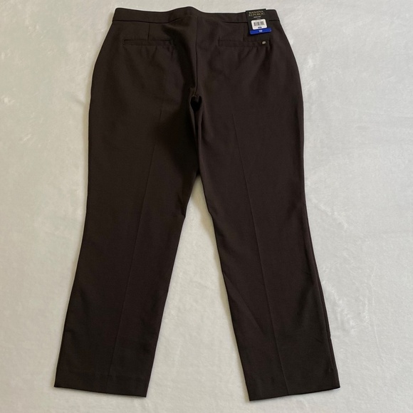 Banana Republic Ladies Ponte Pants, Straight Leg, Stretch, Brown, Size 10 NWT - Picture 9 of 15